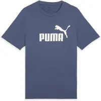 Puma Hommes, T-shirt de sport, ESS No. 1 Logo Tee (s) (M), Bleu, M