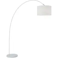 Perenz 6304 B Lampadaire Arqué Blanc