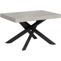 Itamoby Table Extensible 140/244X90 Cm Volantis Pieds Cachemire Anthracite