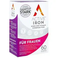 EB Vertriebs GmbH Active Iron Complexe de fer et de vitamine B plus capsules et comprimés pour femmes, 60 pcs. emballage combiné