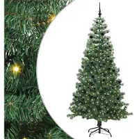 vidaXL Arbre de Noël vert , 240 cm, en PVC