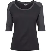 Urban Classics T-shirt gris chiné / noir