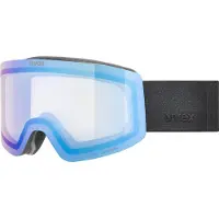 Uvex Provoqe V Photochromic Ski Goggles Noir Variomatic Blue-Clear/CAT1-3