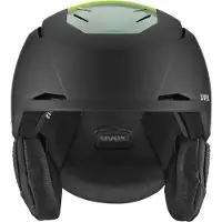 Uvex Resolution, casque de ski, noir/vert