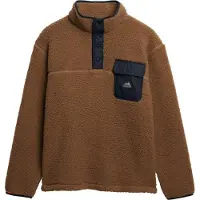 Superdry Fuji Half Zip Sweatshirt Marron XL Homme