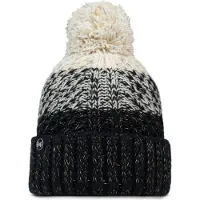 Buff Knitted & Fleece Beanie Noir