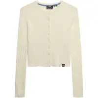 Superdry Essential Cardigan Blanc S Femme