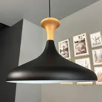 Bamyum Champion Pendelleuchte Schwarz (E27)