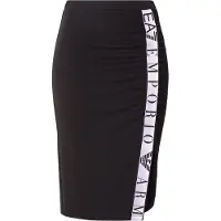 Emporio Armani pour femme. 7W001156_AF12501 Jupe Natural Ventus noir (L), Casuel, Polister recyclé