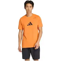 Adidas Padel Category Graphic Short Sleeve T-shirt Orange S Homme