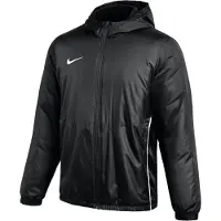 Nike Veste d'automne pour homme - Park 26, veste de pluie, capuche, chaude, respirante, noire, taille S