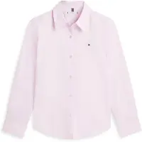 Tommy Hilfiger Ess Poplin Regular Fit Long Sleeve Shirt Rose 46 Femme