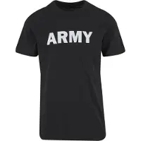 Brandit T-Shirt 'Army' noir / blanc