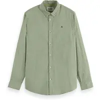 Scotch & Soda 184344 Regular Fit Long Sleeve Shirt Vert 2XL Homme