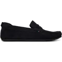 Tommy Hilfiger Core Hilfiegr Suede Driver Couleur Bleu