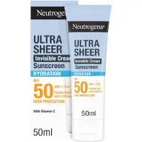 PDM to be maintained Neutrogena Ultra Sheer Solaire Crème Invisible Hydratation SPF50 50 ml Crème Pour La Peau