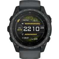 Garmin - Montre GPS - Tactix 8 Amoled Cerakote 51mm Sapphire/Carakote Grey en Titane - Gris