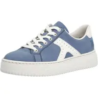 Rieker Baskets basses bleu marine / blanc