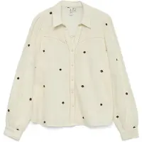Vero Moda Blouses VMJILLIAN LS SHIRT femmes - Beige - EU XS