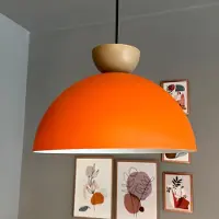 Bamyum Lipeo-BeigeHut Pendelleuchte Orange (E27)