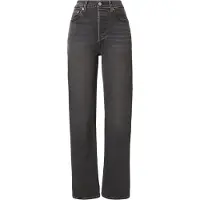 Levi's Jean 'RIBCAGE FULL LENGTH' noir denim