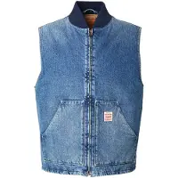 Levi's Veste SANSOME VEST hommes - Bleu - EU S