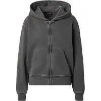 G-Star Sweat Washed Hoodie Zip Relaxed - Noir - Femmes