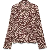 Vero Moda Chemisier 'VMFriga' beige clair / marron