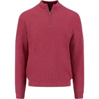 Fynch&Hatton 1508644 Half Zip Sweater Rouge 2XL Homme