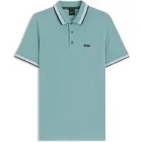 BOSS pour homme. 50469055 Polo bleu Paddy (S), Casuel, Coton, Manche courte