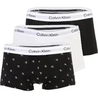 Calvin Klein Jeans Boxers LOW RISE TRUNK X3 hommes - Noir - EU M