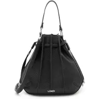 L.credi sac à main sac à épaule bandoulière Rahmi Hobo Bag Black noir