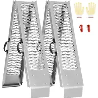 StarTech.com 2 x rampes aluminium - Rampes de chargement haute capacité avec poignées 193cm - Rampes de chargement pour ATV