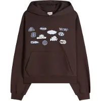 Bershka Sweat-shirt bleu marine / bleu clair / chocolat