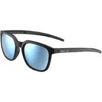 Bolle - Lunettes de soleil polarisées - Talent 2.0 Black Matte - Sky Blue Polarized en Nylon - Taille S/M - Noir