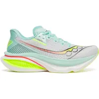 Saucony - Chaussures de running - Endorphin Azura White/Splash pour Femme - Taille 38.5 - Bleu