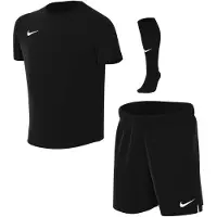 Nike Garçons, T-shirt de sport, Nike Komplet sportowy dla dzieci Nike Dri-Fit Park VIII czarny HV8260 010 XS (XS), Noir, XS
