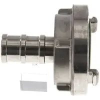 Tameson Coupleur Storz 52-C (66 mm) en acier inoxydable Pilier de tuyau 32 mm rotatif