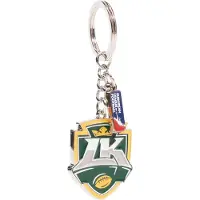 European League of Football Porte-clés 'Leipzig Kings' bleu / jaune / vert foncé / argent