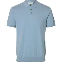 Selected Berg Short Sleeve Polo Bleu S Homme