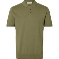 Selected T-Shirt 'SLHBerg' olive