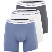 Calvin Klein Boxers bleu-gris / anthracite / blanc