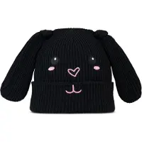 Buff Unisexe, Bonnet, Jr Knitted Hat Fun Rabbit, Noir, (Taille unique)
