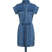 Karl lagerfeld Jeans B2w13054 Short Sleeve Short Dress Bleu XL Femme