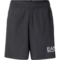 EA7 Pantalon de sport noir / blanc