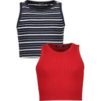 Blue Seven Haut bleu marine / rouge / blanc
