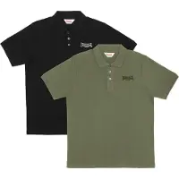 Lonsdale Lingholme Short Sleeve Polo 2 Units Vert,Noir S Homme
