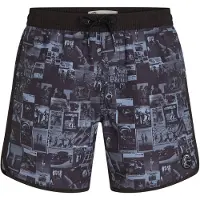 O'Neill Shorts de bain 'O'riginals Scallop 16' gris clair / noir