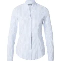 More & more Chemisier bleu clair / blanc