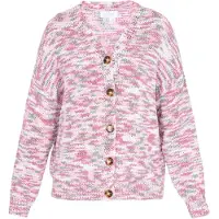 Usha Cardigan rose / rose pastel